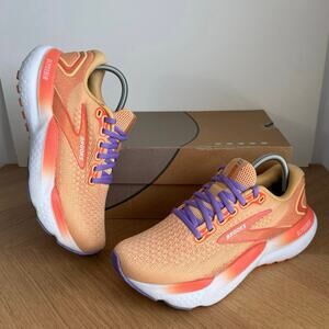 Brooks Glycerin 21 Orange/Purple Women Running Sneakers - SZ 6.5